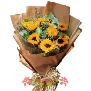 10 Sunflowers bouquet - Florist-Phuket