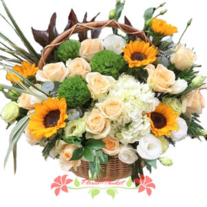 My Sunshine flower basket from Florist-Phuket