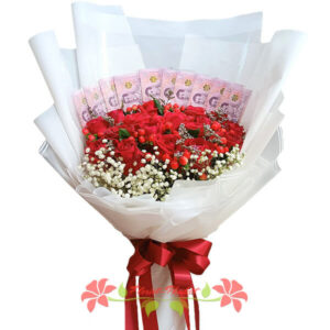 15 Red Roses + 5000 THB (2 days) - Flowers-Phuket