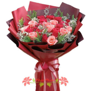 Music of Passion bouquet - Phuket Flower Shop (25 roses)