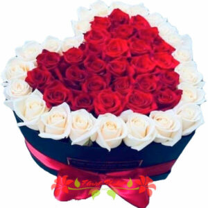 My Big Love flower box - Flower Delivery Phuket (51 roses)