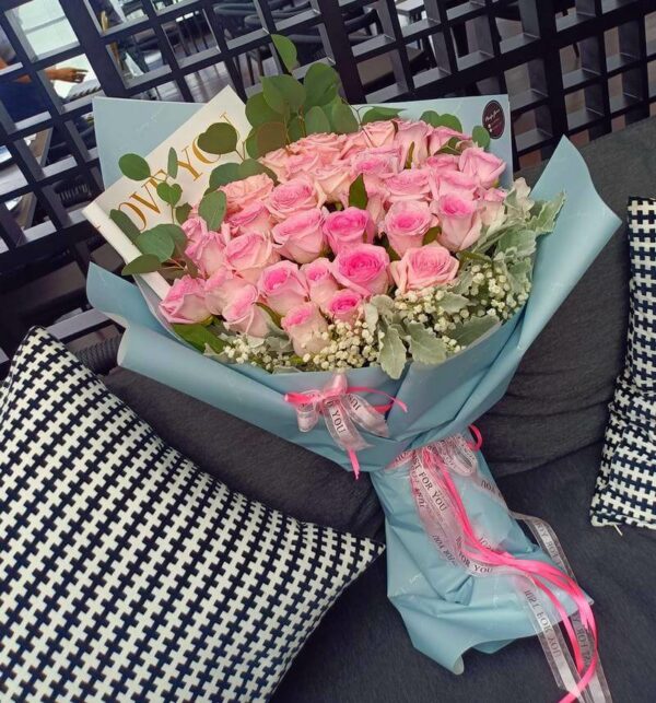 Pink Flame bouquet - Flover Delivery Phuket