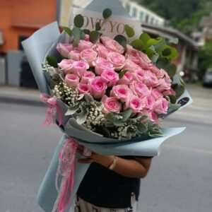 Pink Flame bouquet - Flover Delivery in Phuket