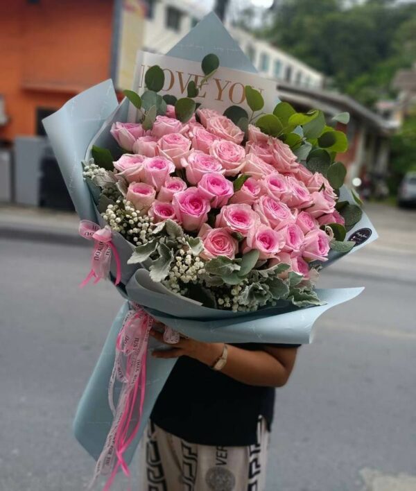 Pink Flame bouquet - Flover Delivery in Phuket