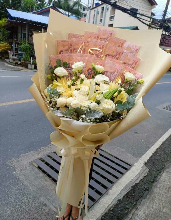 Thai Money Bouquet 2000 THB - Flower Delivery Phuket