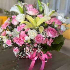 Pure Delight flower basket from Florist-Phuket shop