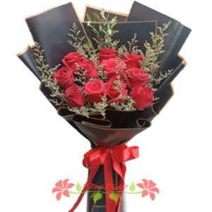 11 Red Roses bouquet You and Me - Flower Delivery Phuket