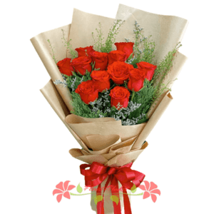 I Love You bouquet (12 Red Roses) - Flower Delivery Phuket