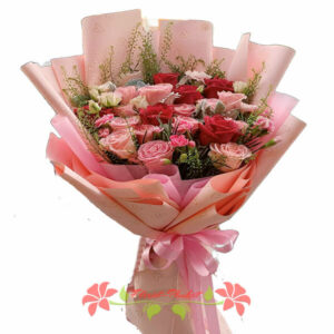 Shades of Love bouquet from Florist-Phuket flower shop.