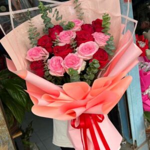 Sweet Caress bouquet (ixed Roses) - Flower delivery Phuket