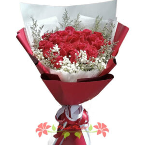 The Red Velvet bouquet from Florist-Phuket (21 Red Roses)