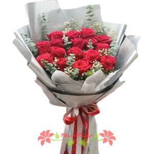 Forgive-me-bouquet (15 red roses) - Phuket Flower Delivery